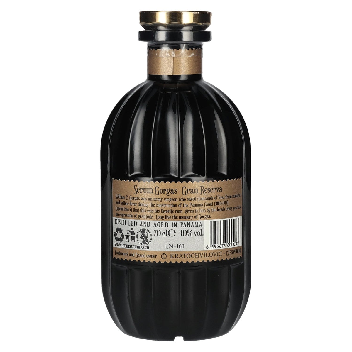 SeRum Gorgas Gran Reserva Ron de Panama 40% vol. 0,7l