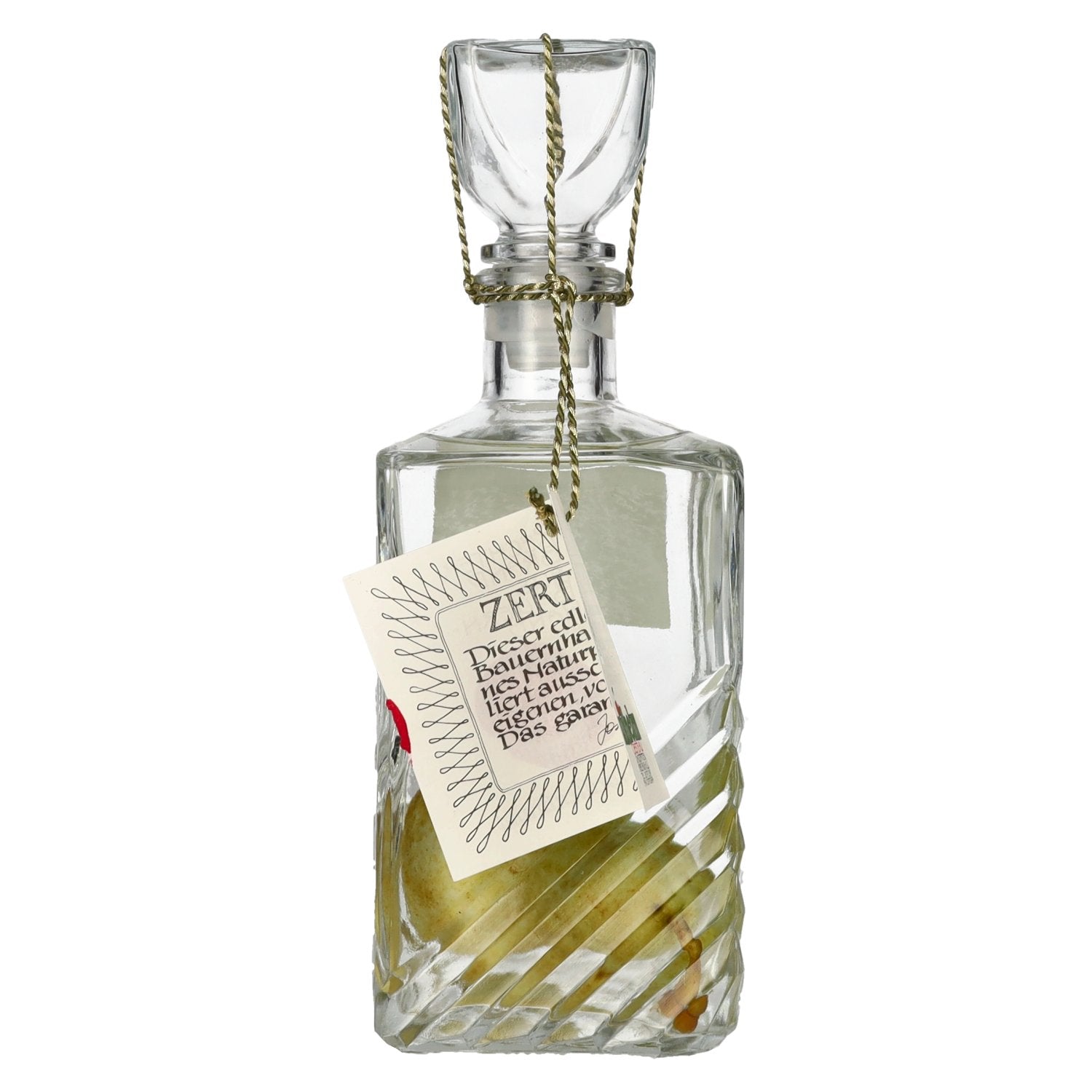 Wilhelm Williamsbirne en carafe avec une vraie poire 39% vol. 0,7l