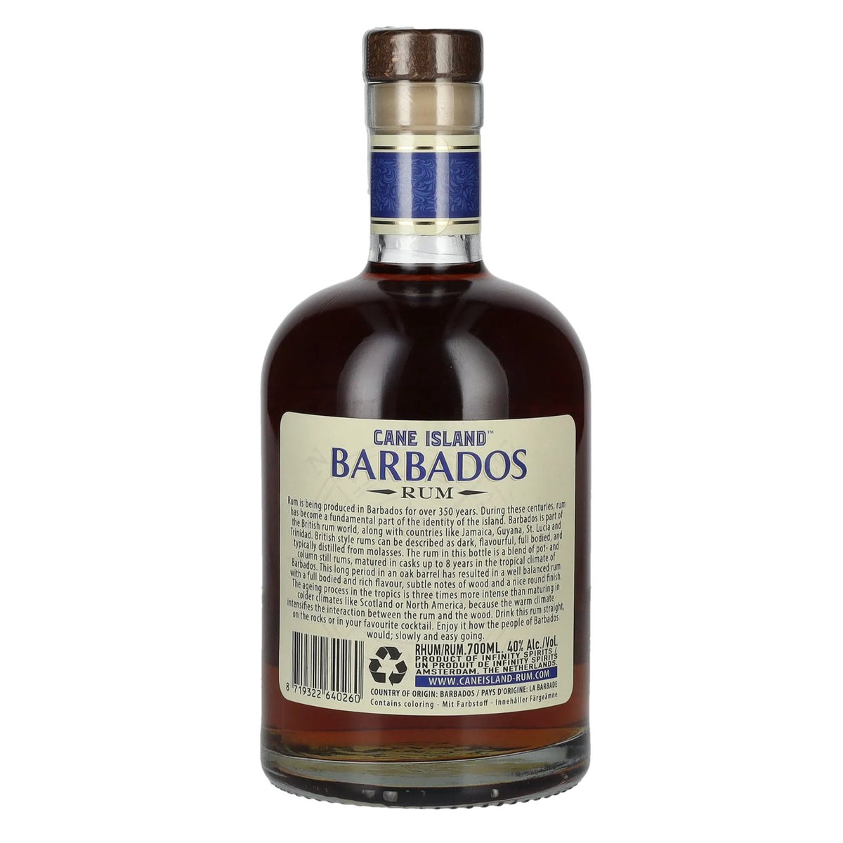 Cane Island BARBADOS Rhum Single Island Blend 40 % vol. 0,7 l