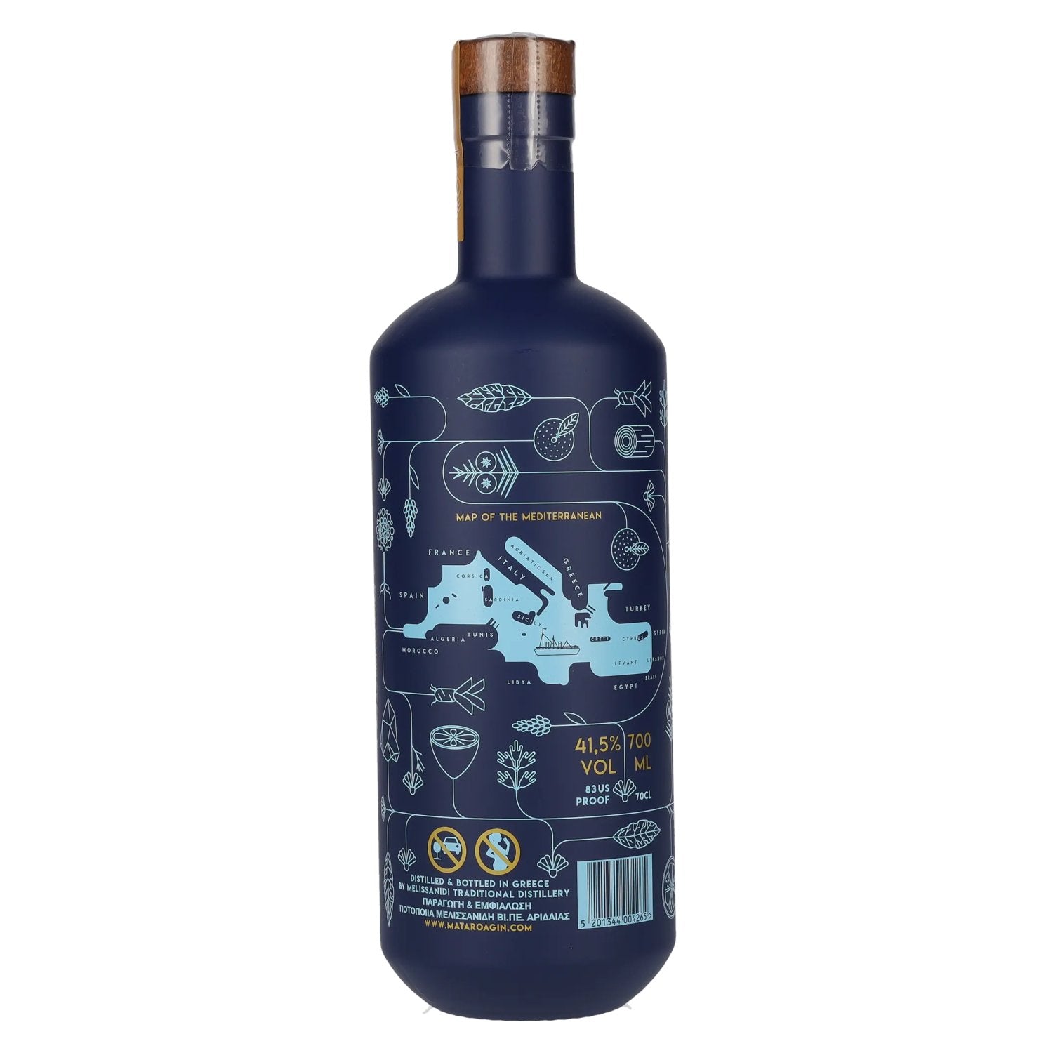 Mataroa Mediterranean Dry Gin 41,5% Vol. 0,7l