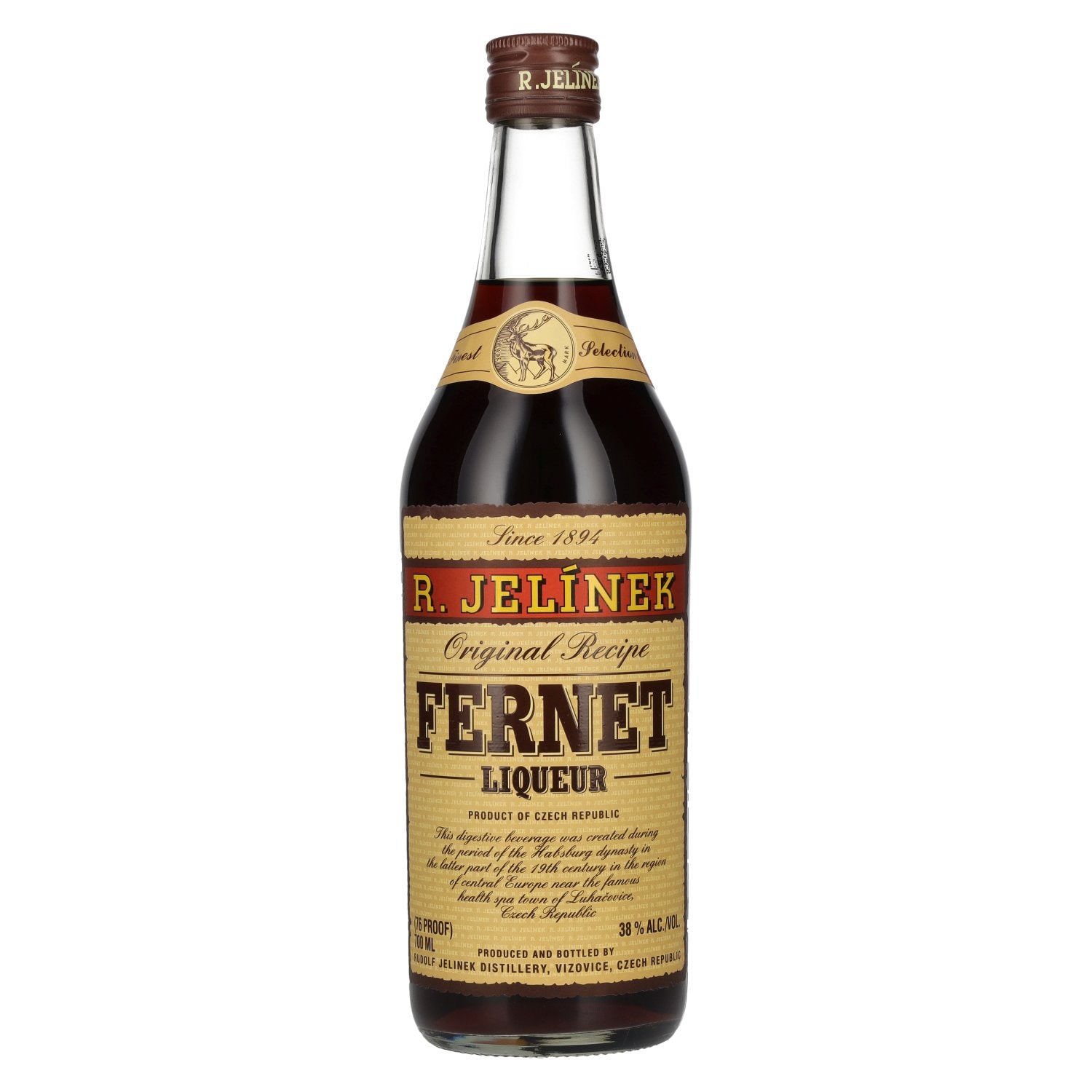 R. Jelínek Fernet Liqueur 38% vol. 0,7l