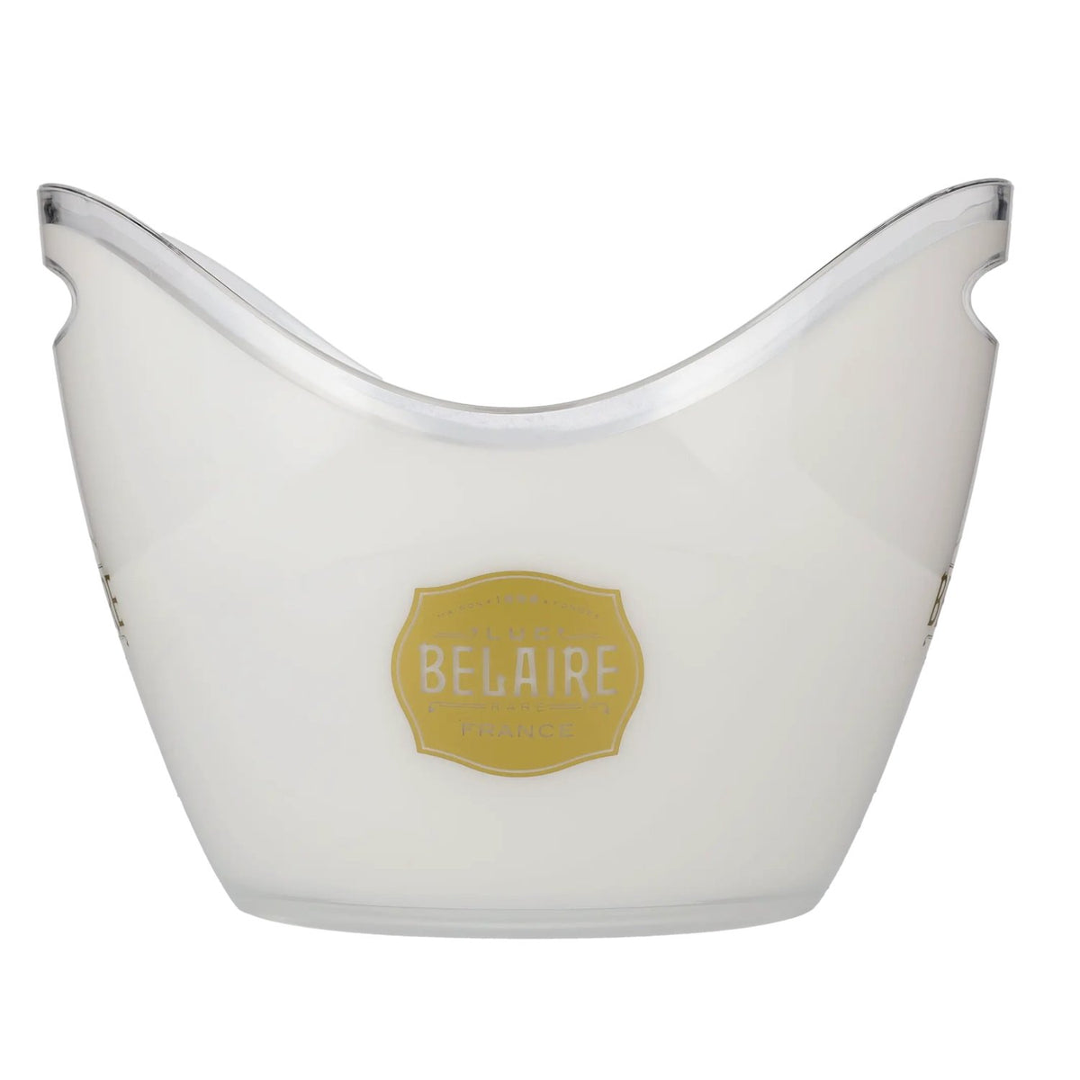 Luc Belaire Champagne Bucket, White and Gold