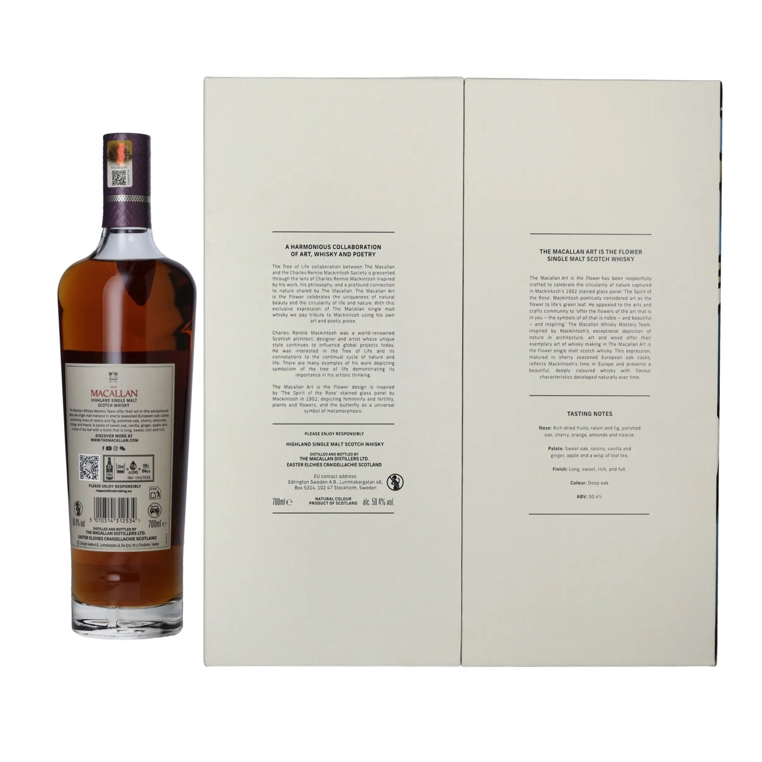 The Macallan ART IS THE FLOWER Highland Single Malt 50,4% Vol. 0,7l in gift box