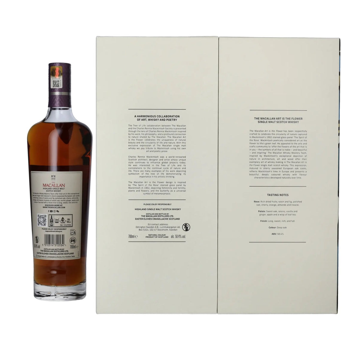 The Macallan ART IS THE FLOWER Highland Single Malt 50,4% Vol. 0,7l in gift box