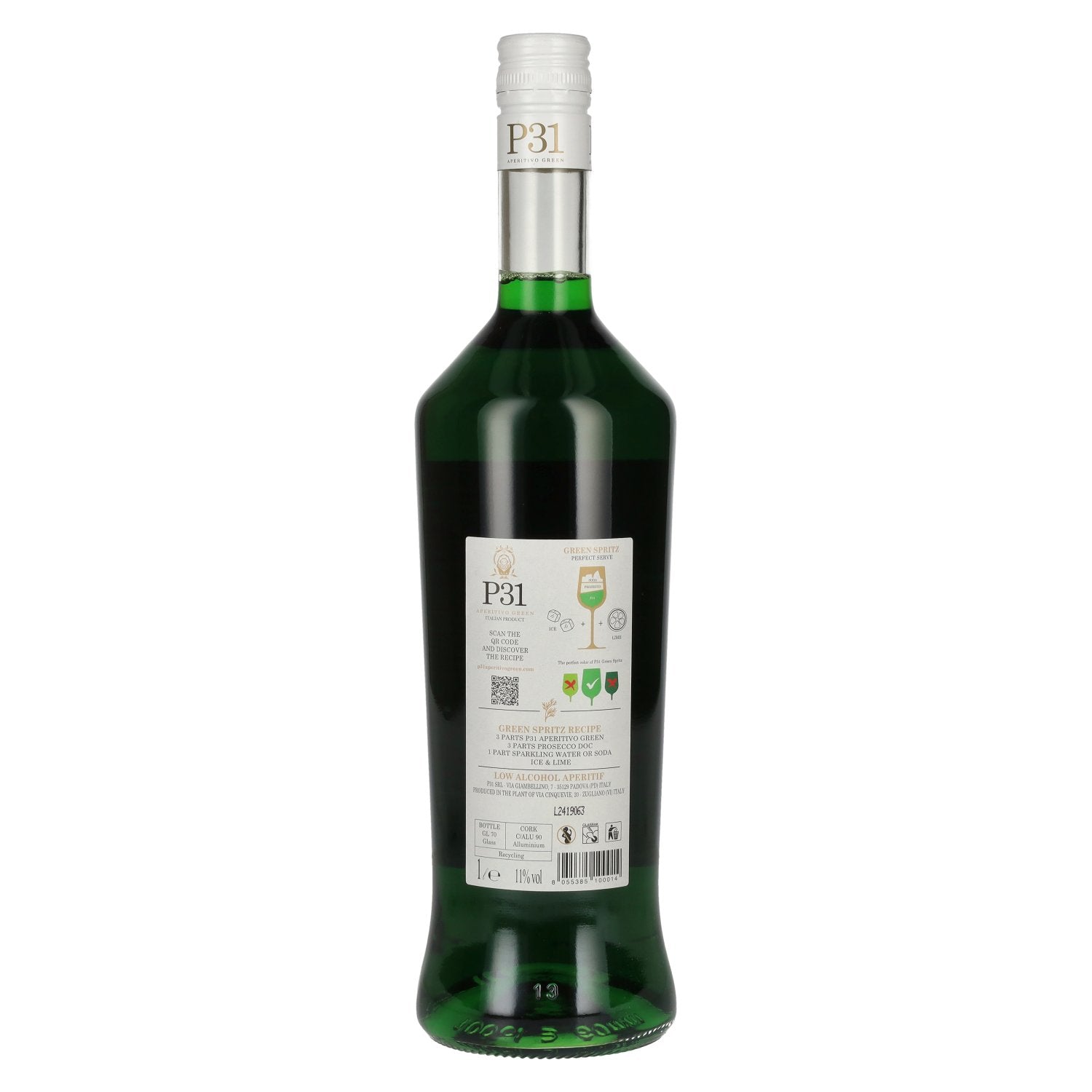 P31 Aperitivo Green 11 % vol. 1 l