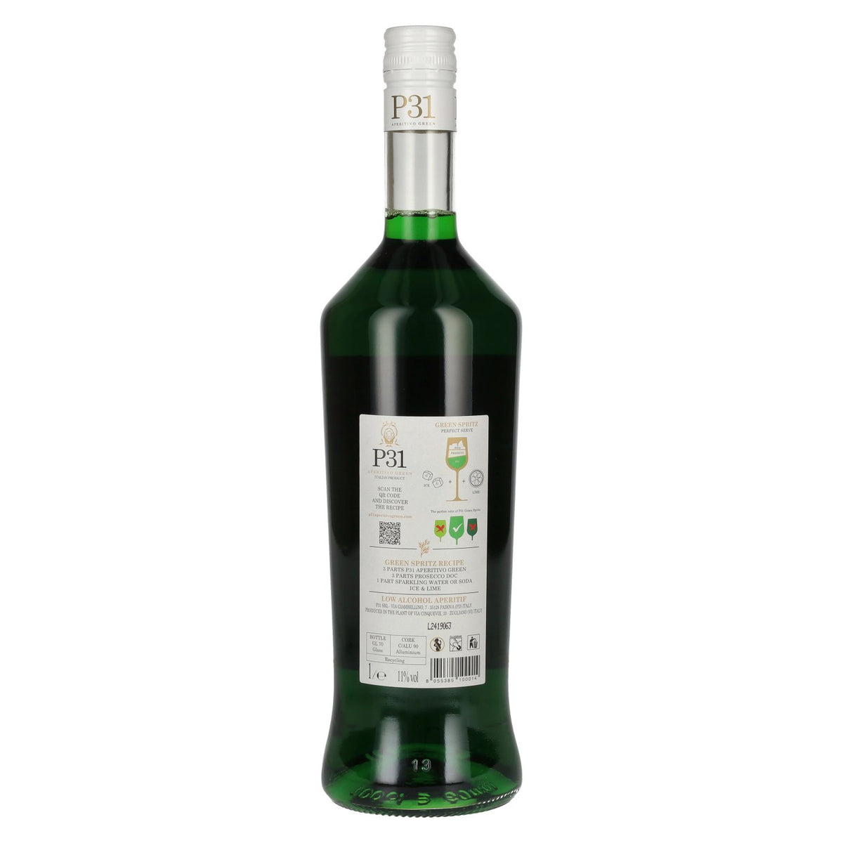 P31 Aperitivo Green 11% ABV 1 litre
