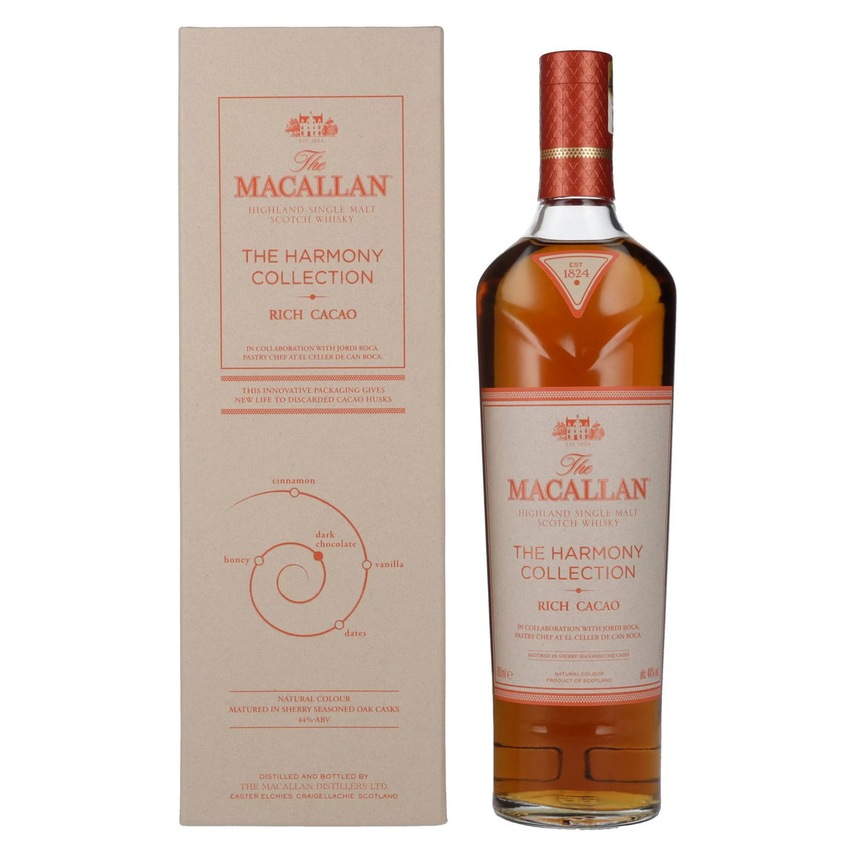 The Macallan The Harmony Collection RICH CACAO 44% vol. 0,7l en boîte cadeau