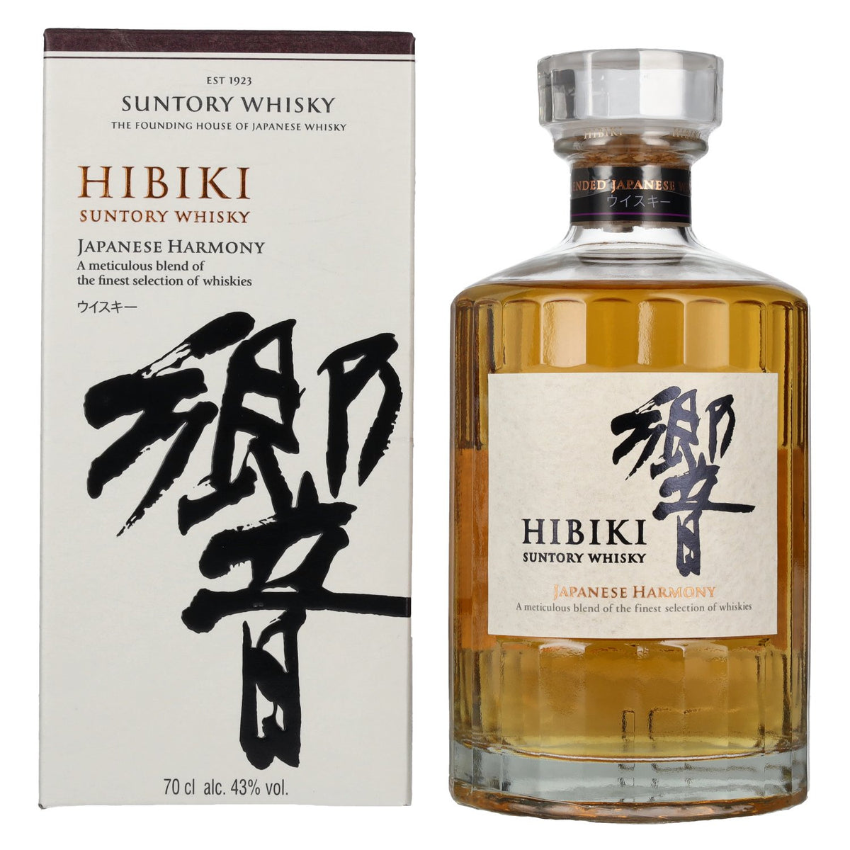 Suntory Hibiki Japanese Harmony 43% vol. 0,7l en boîte cadeau