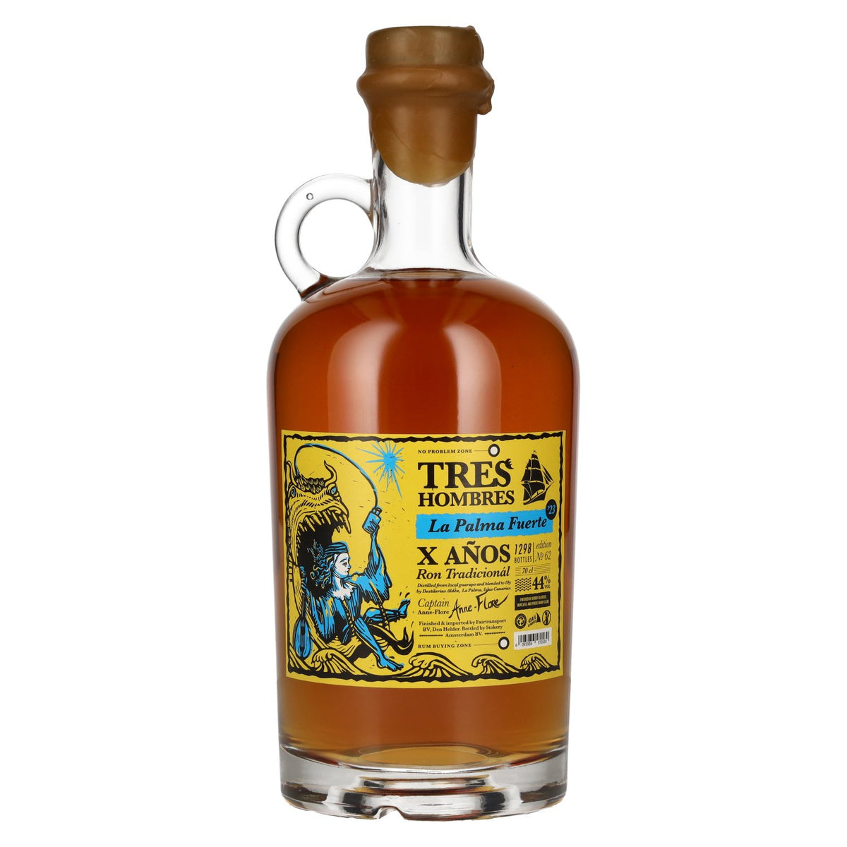 Tres Hombres La Palma Fuerte 10 Años Edition 62 2023 44% vol. 0,7l