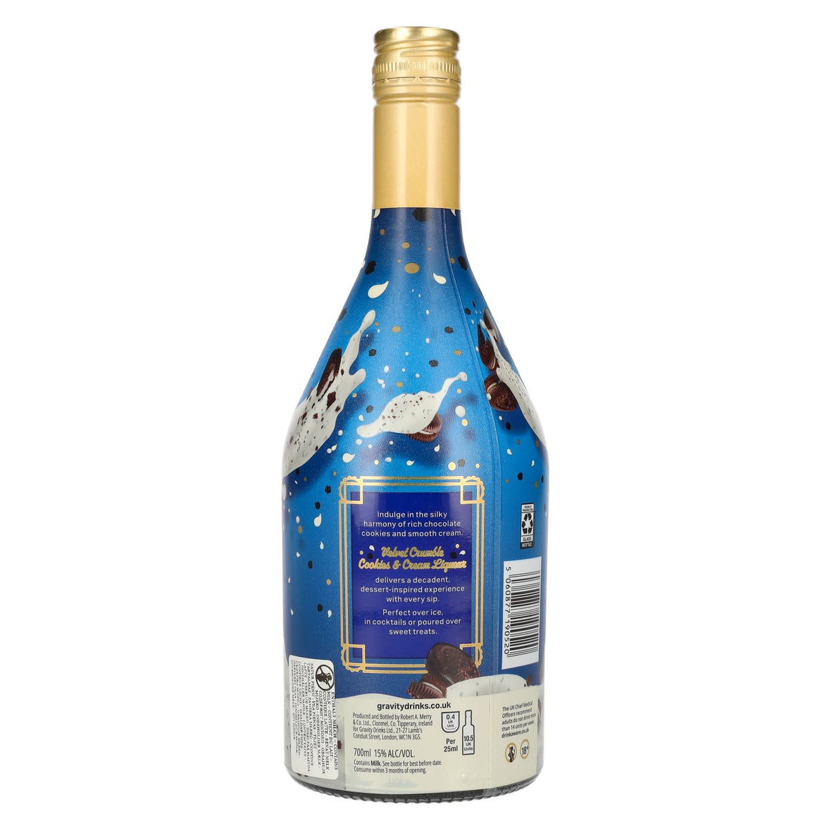 Velvet Crumble Cookies &amp; Cream Liqueur 15% ABV 0.7l