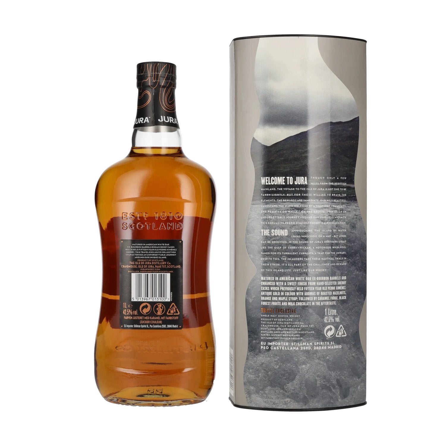 Jura THE SOUND Single Malt Scotch Whisky 42,5% Vol. 1l in Geschenkbox