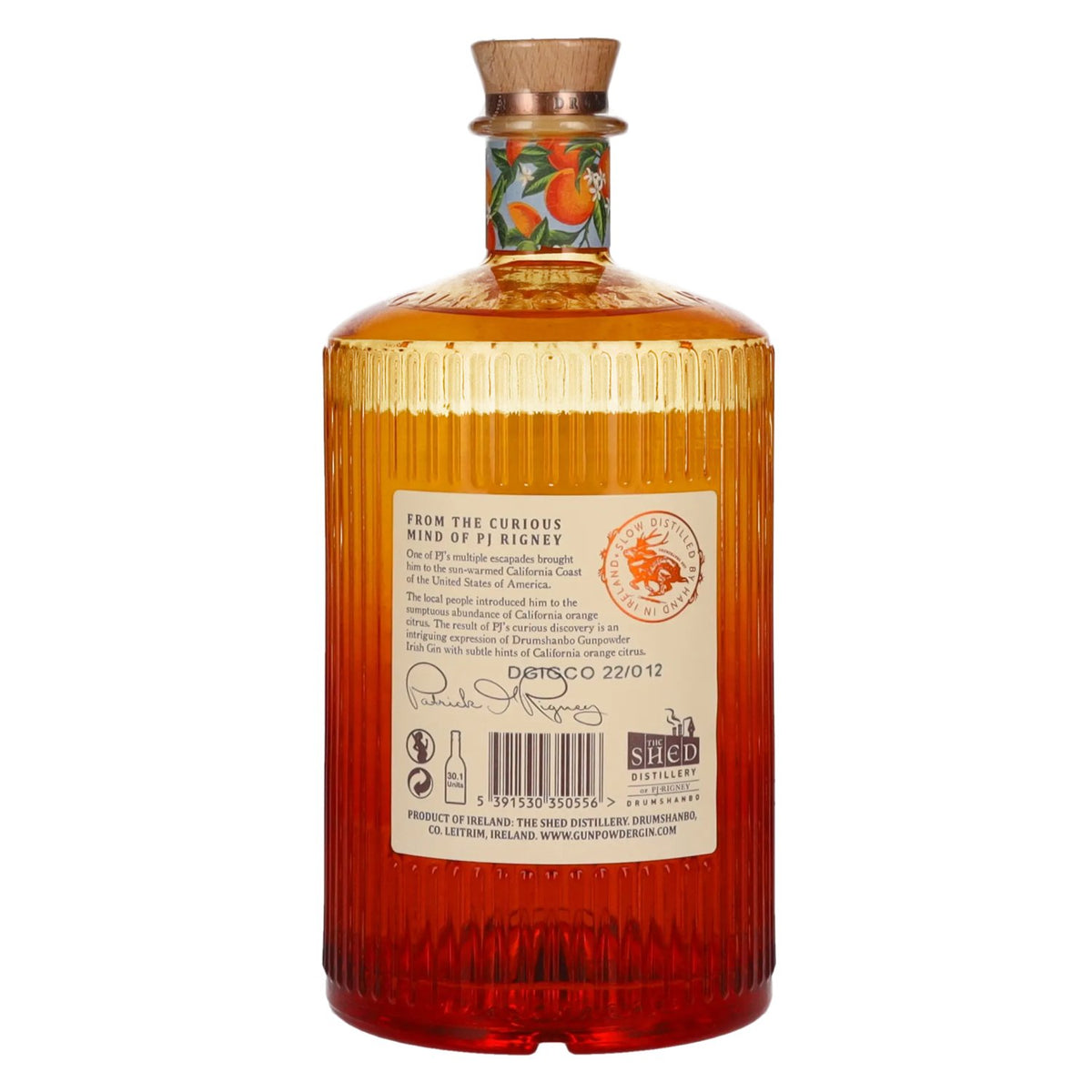 Drumshanbo Gunpowder Irish Gin with California Orange Citrus 43% Vol. 0,7l