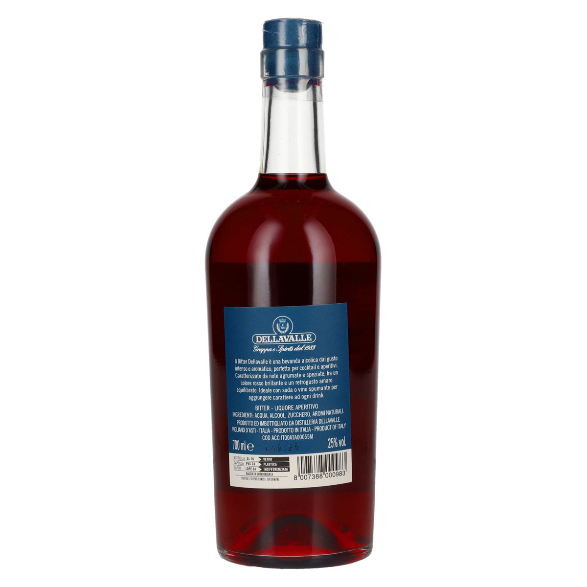 Dellavalle BITTER Liquore Aperitivo 25% Vol. 0,7l