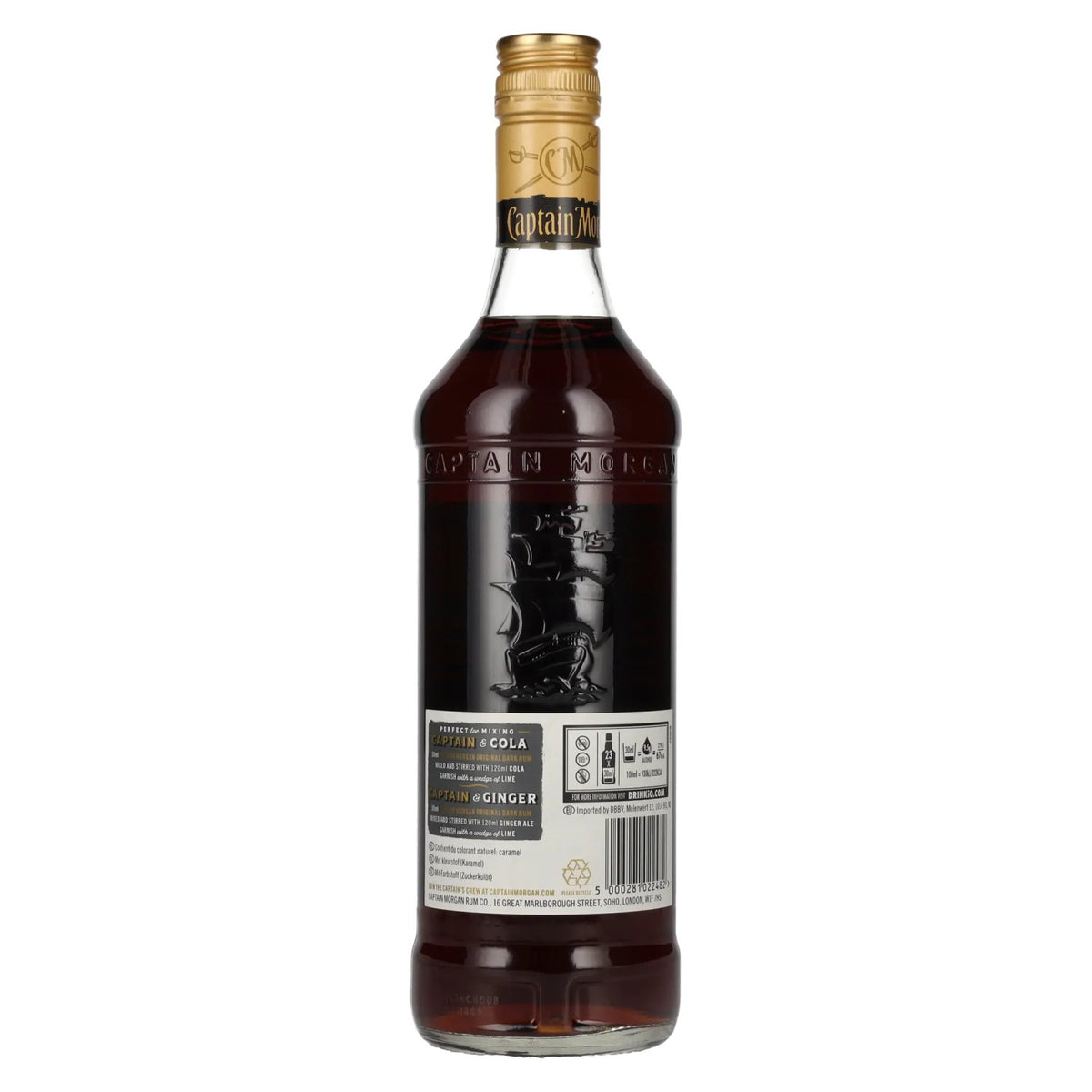 Captain Morgan DARK RUM 40% Vol. 0,7l
