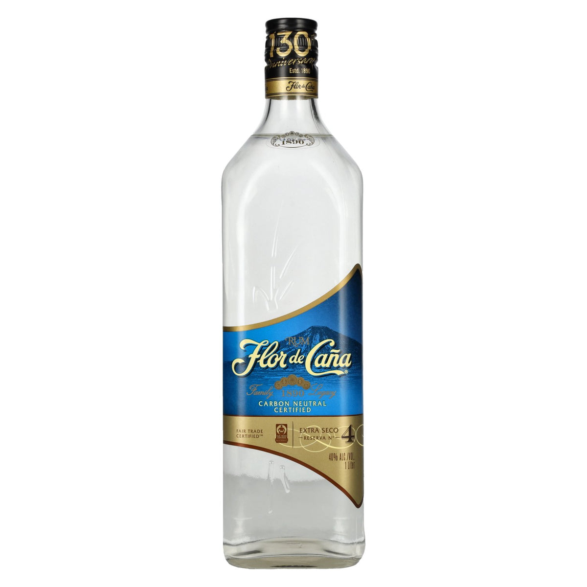 Flor de Caña EXTRA SECO Rhum Reserva N° 4 40% vol. 1l