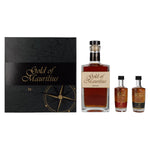 Gold of Mauritius Gift Set 40% vol. 0,7l en boîte cadeau + 2x0,05l
