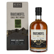 Kuenz Naturbrennerei Rauchkofel Single Malt Whisky Sherry Cask Finished 43% Vol. 0,5l en boîte cadeau