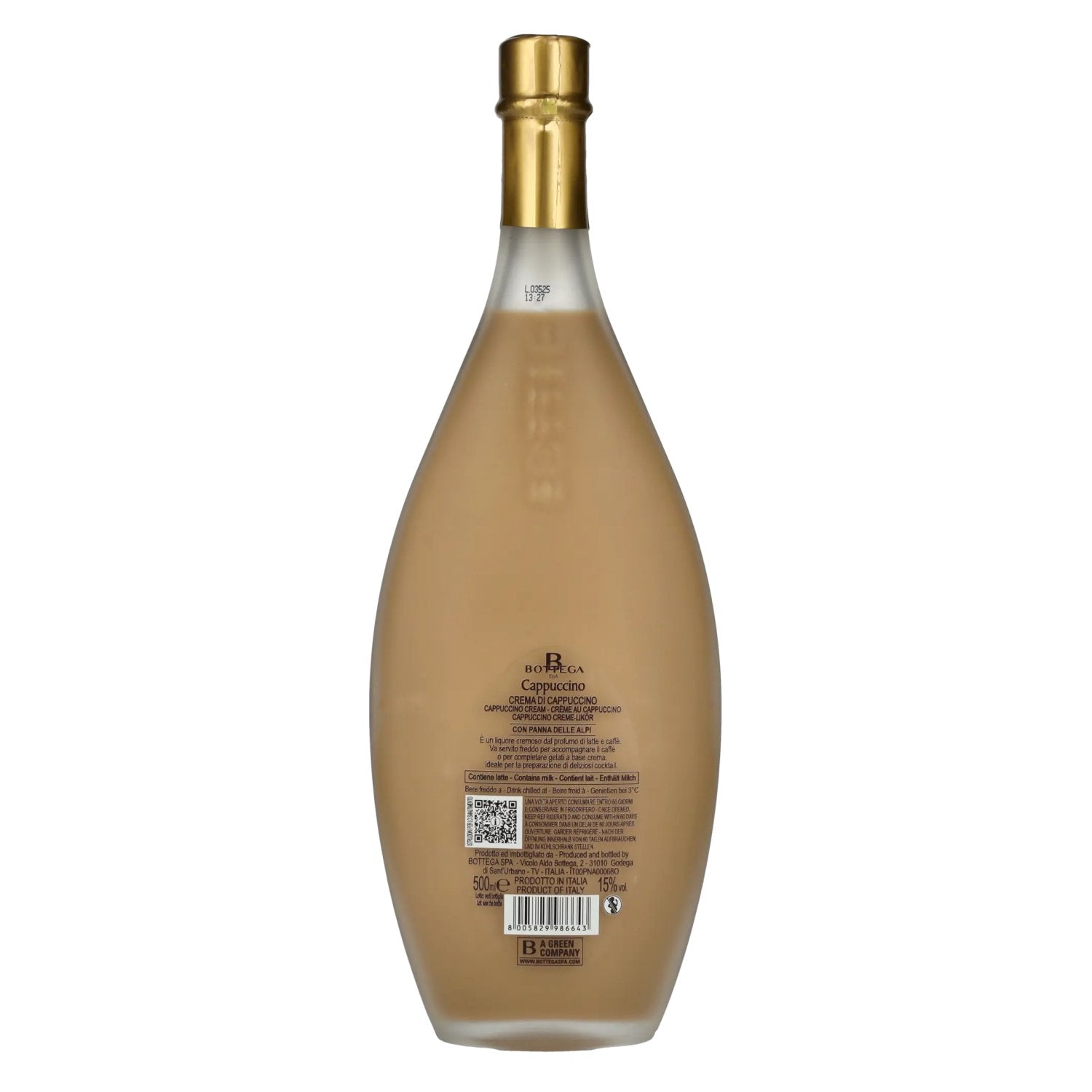 Bottega Crema di CAPPUCCINO Cream Liqueur 15% Vol. 0,5l