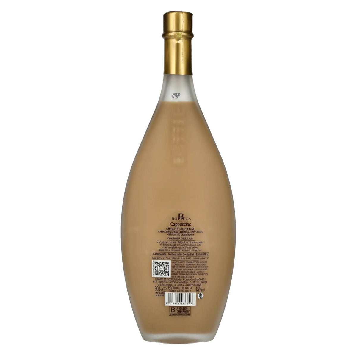 Bottega Crema di CAPPUCCINO Liqueur de crème 15% vol. 0,5l