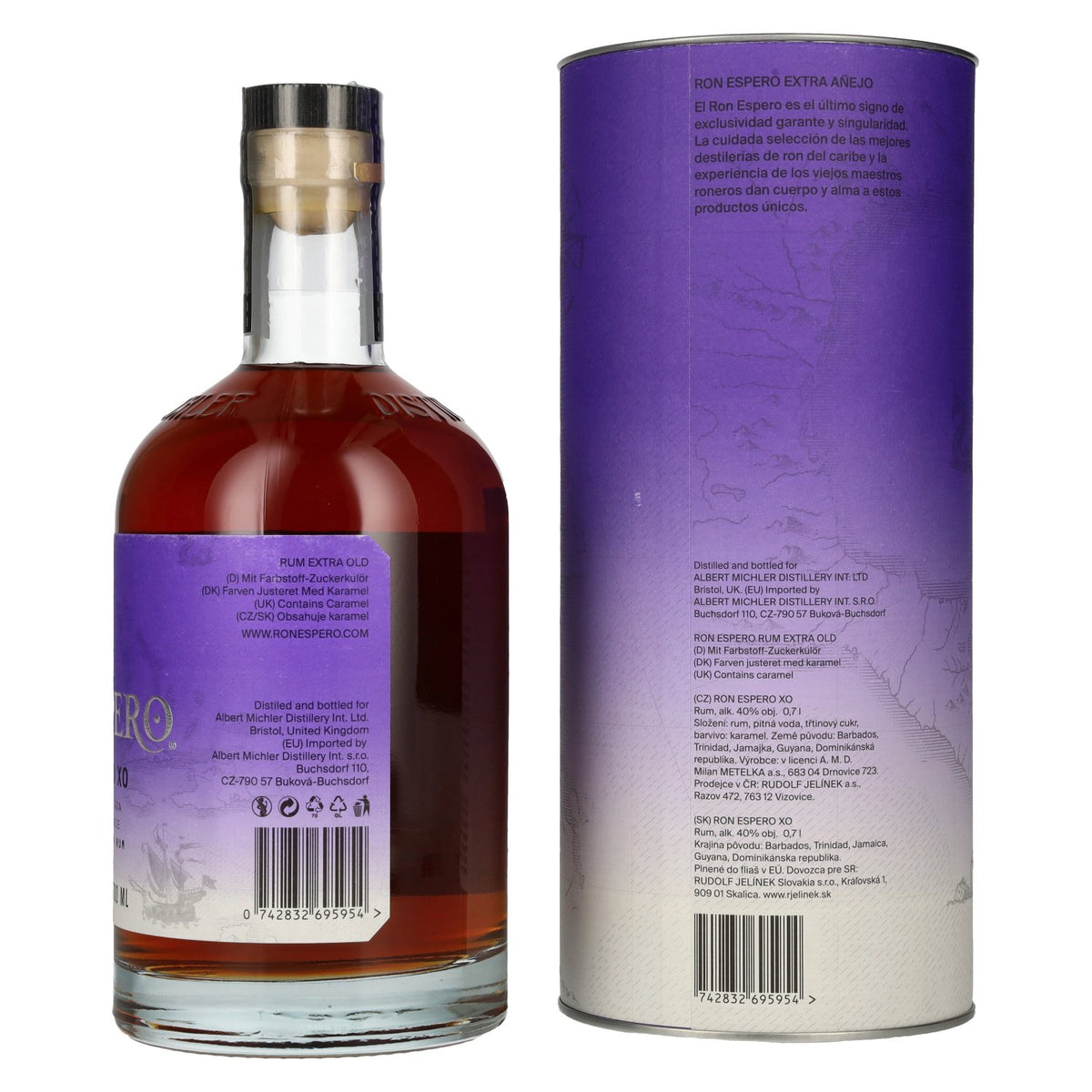 Ron Espero Extra Añejo XO Selección Homenaje Produccion Limitada 40% Vol. 0,7l in Geschenkbox