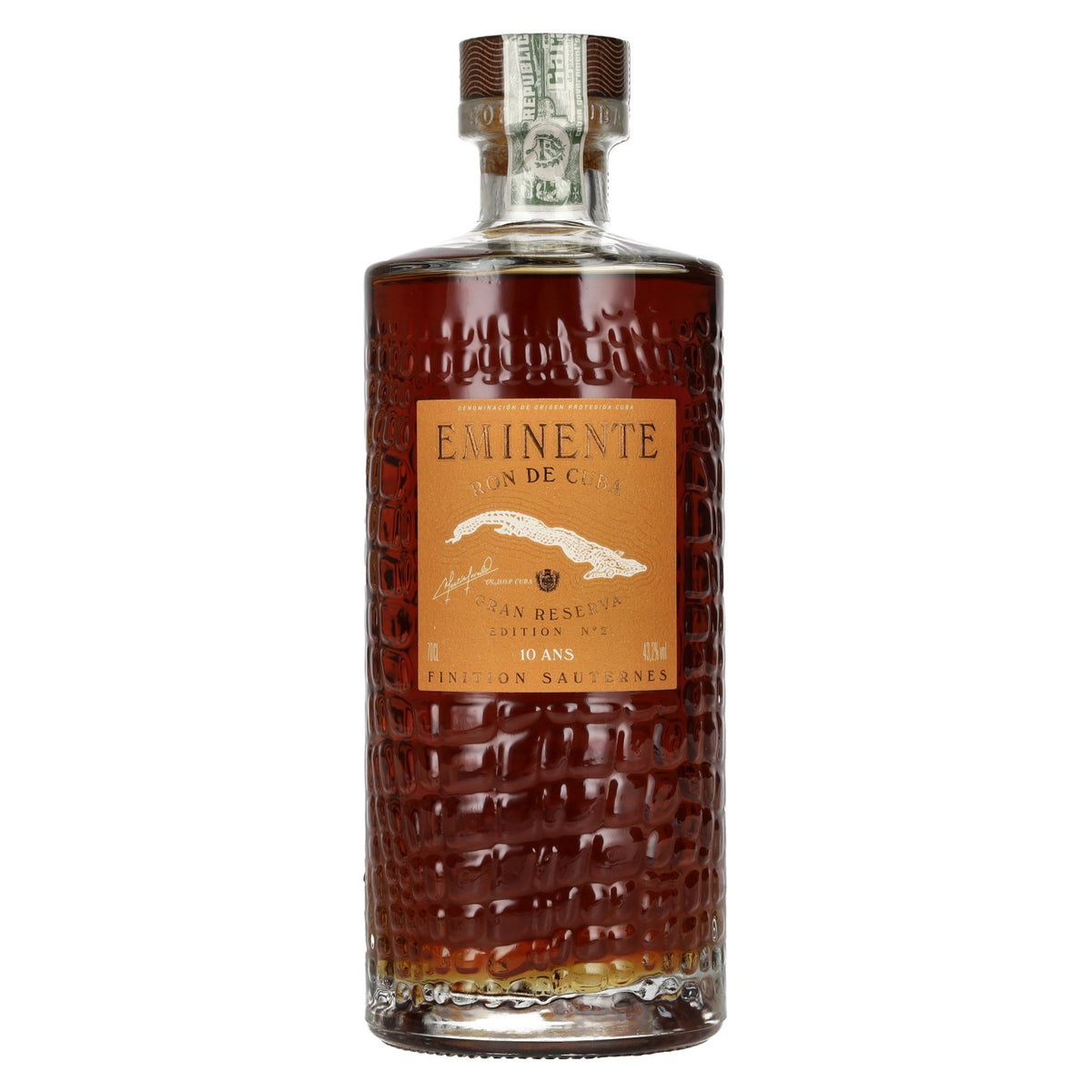 Eminente Ron De Cuba 10 Ans Gran Reserva Finition Sauternes Edition N° 2 43,2% Vol. 0,7l