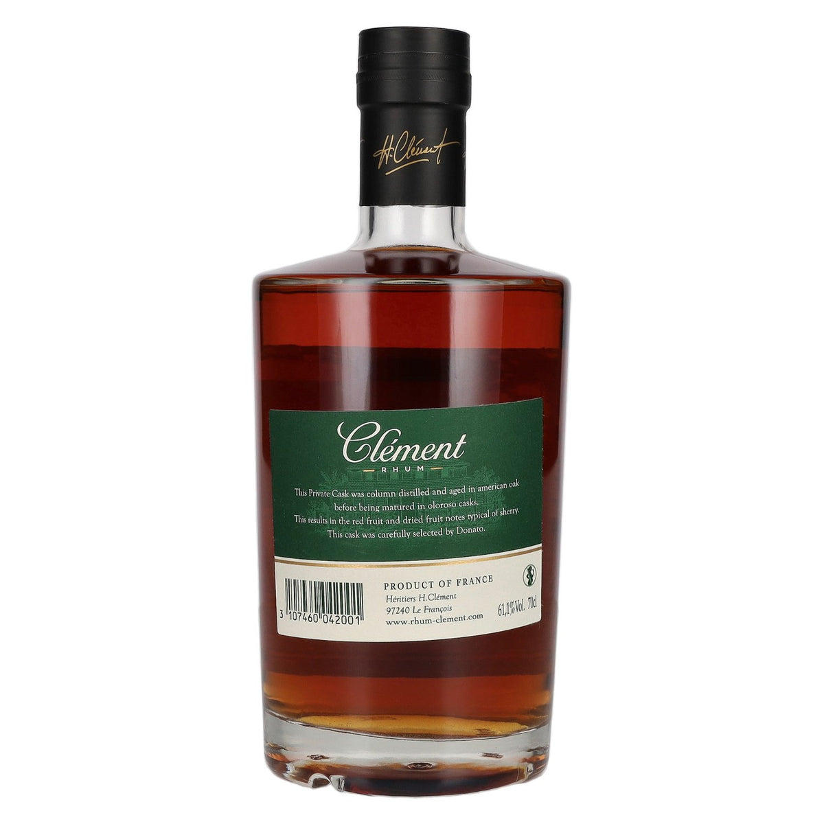 Clément Vieux Agricole PRIVATE CASK Oloroso 61.1% vol. 0.7 l
