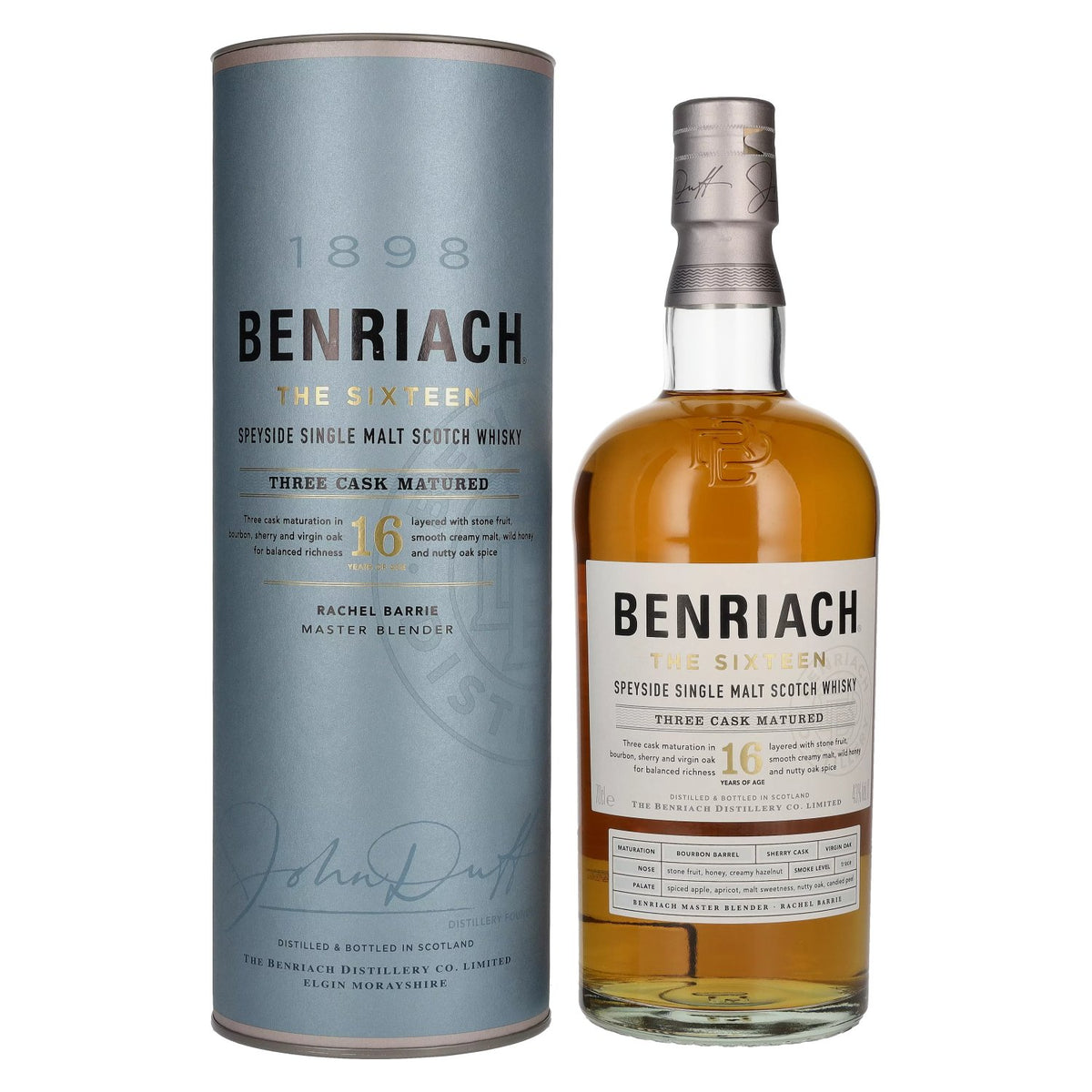 Benriach THE SIXTEEN Single Malt Three Cask Matured 43% Vol. 0,7l en boîte cadeau