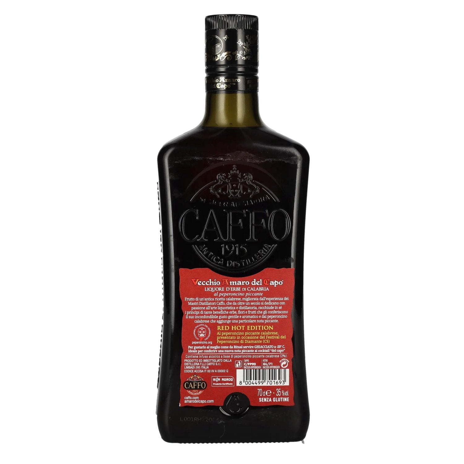 Vecchio Amaro del Capo Caffo Liquore Red Hot Edition 35% Vol. 0,7l