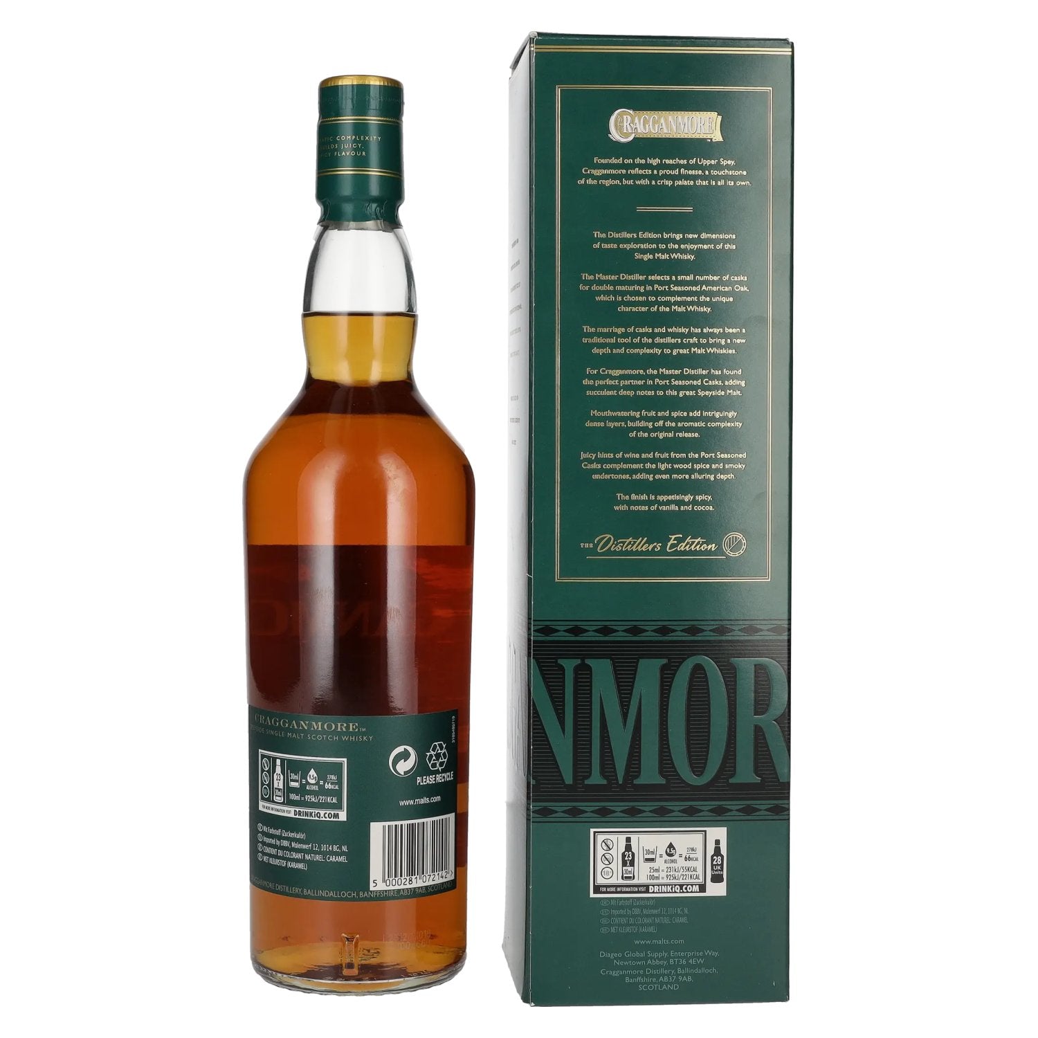 Cragganmore The Distillers Edition Speyside Single Malt 40% Vol. 0,7l in Geschenkbox