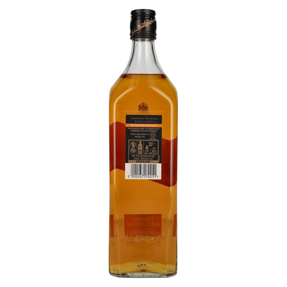Johnnie Walker BLACK LABEL, whisky écossais blended, TRIPLE CASK EDITION, 40 % vol., 1 l