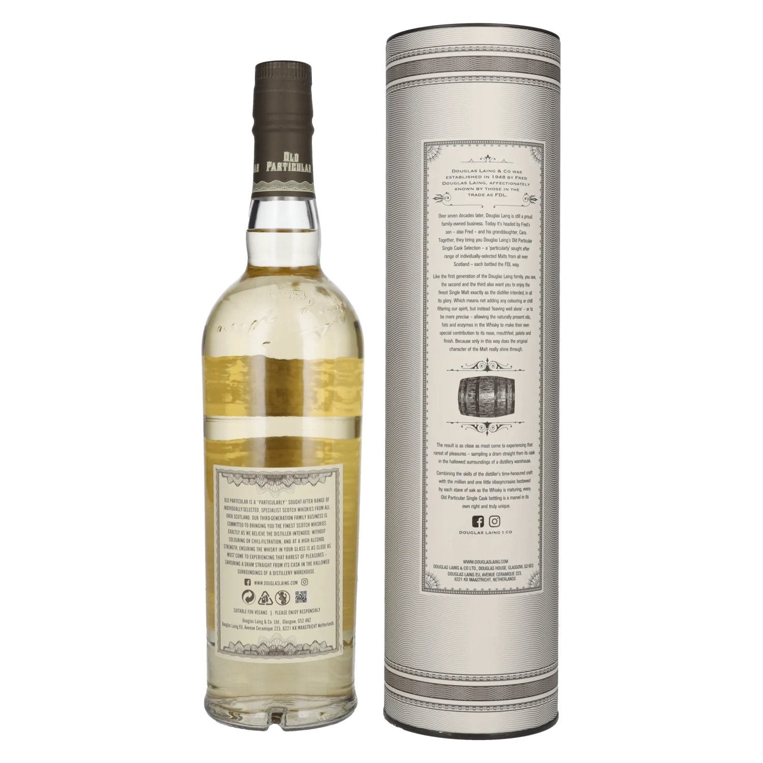 Douglas Laing OLD PARTICULAR Jura 15 Years Old Single Cask Malt 2008 48,4% Vol. 0,7l in gift box