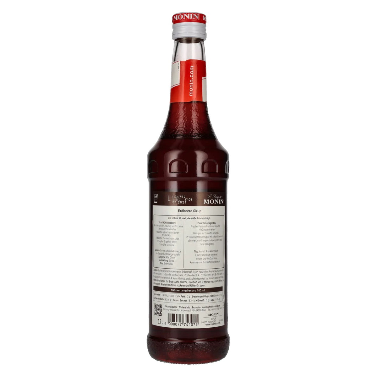 Le Sirop de Monin FRAISE 0,7l