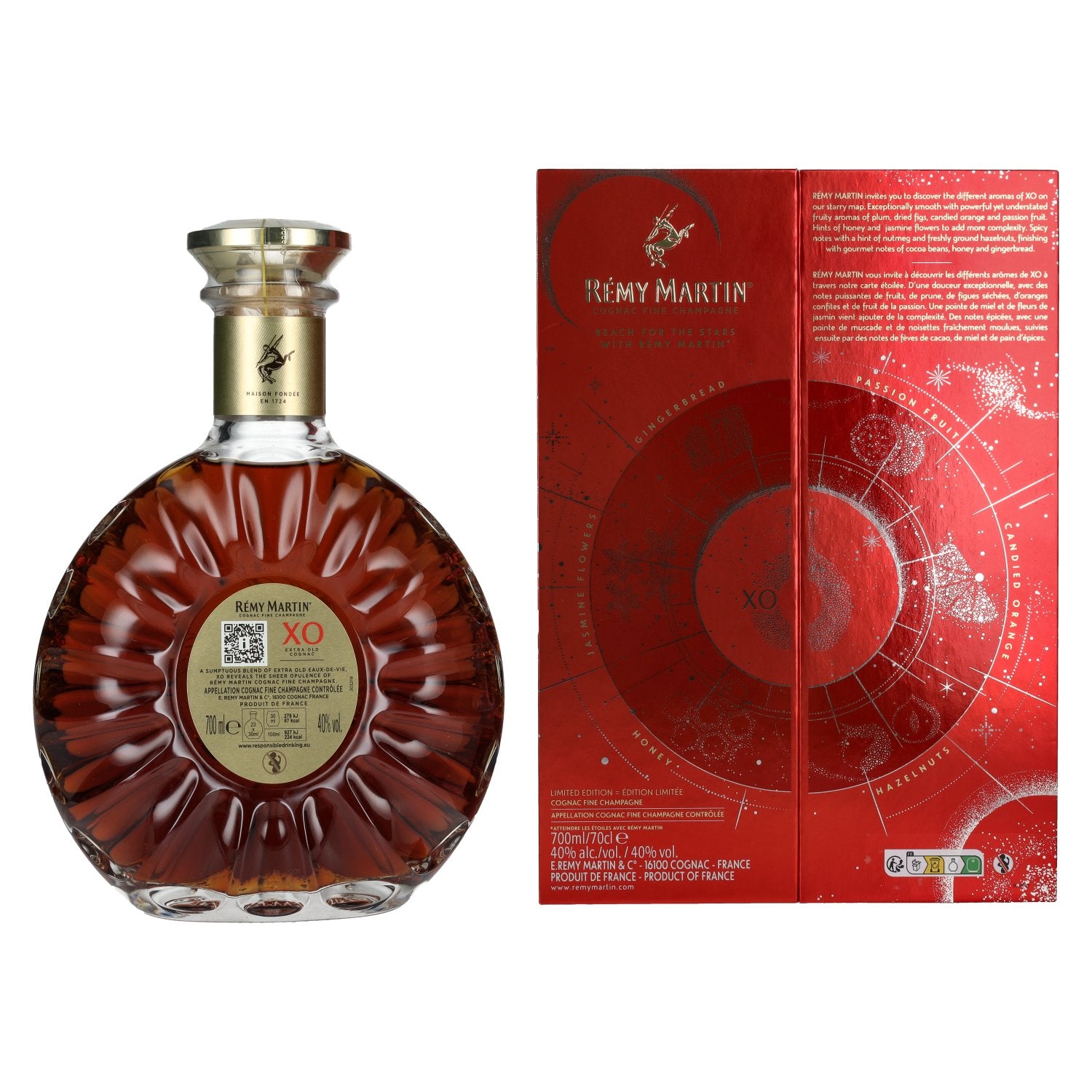 Rémy Martin XO Cognac Fine Champagne End of the Year Limited Edition 40% vol. 0,7l en coffret cadeau