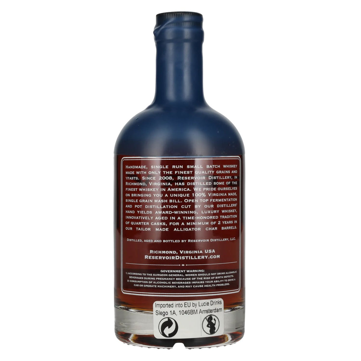 Reservoir Virginia Wheat Whiskey Batch 1 Year 2023 50% Vol. 0,7l