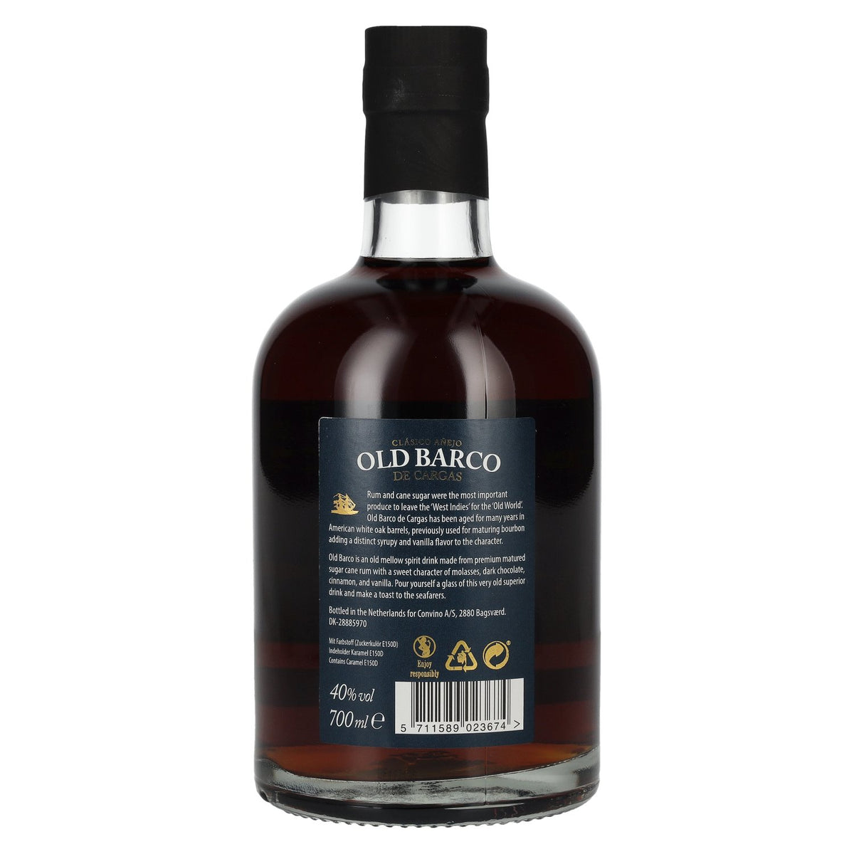 Old Barco De Cargas XO Gran Reserva 40% Vol. 0,7l
