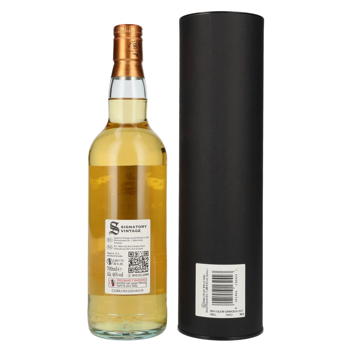 Signatory Vintage GLEN GARIOCH 14 Years Old The Un-Chillfiltered 2011 46% Vol. 0,7l in Geschenkbox