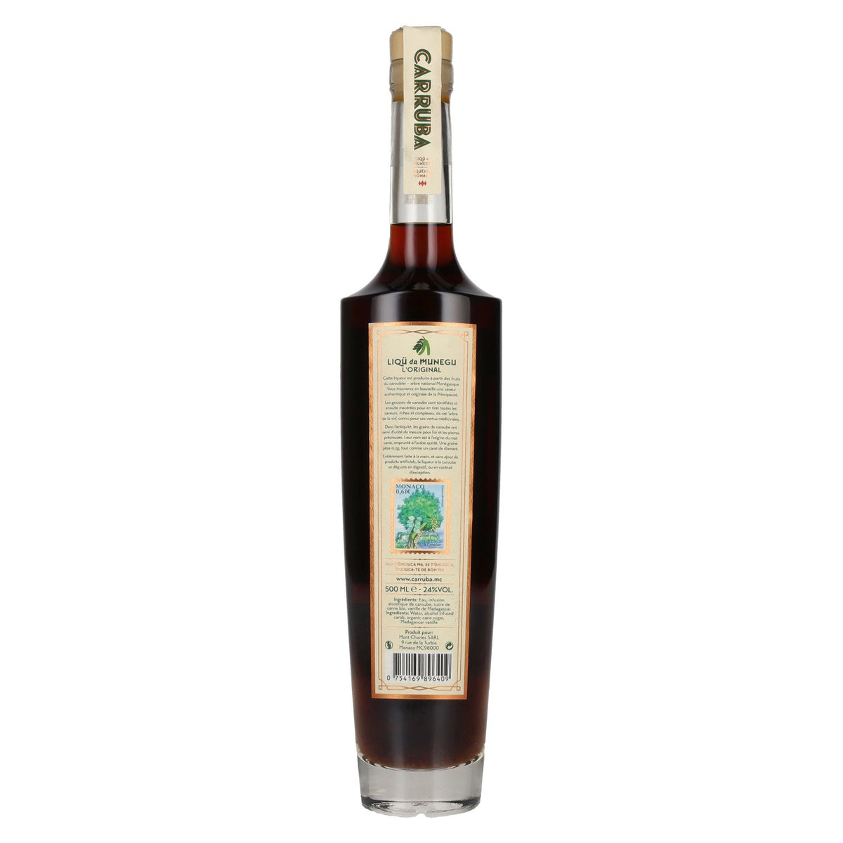 La Distillerie de Monaco Carruba Carob Liqueur 24% vol. 0.5 l