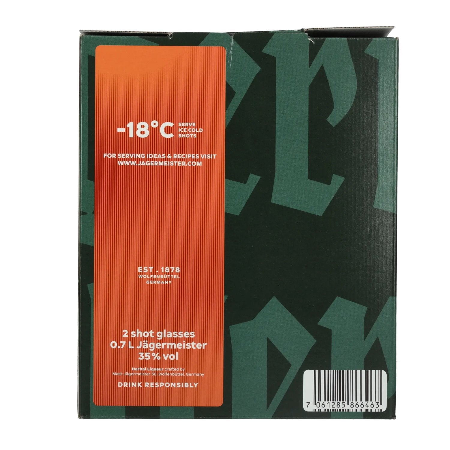 Jägermeister TWINPACK Limited Design Edition 35% vol. 2x0,7l en boîte cadeau