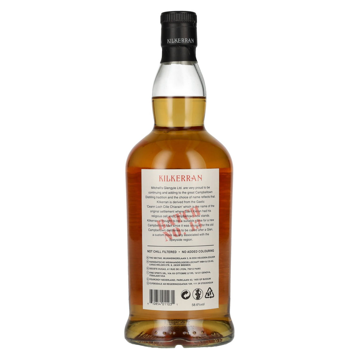 Kilkerran Glengyle Distillery Heavily Peated Small Batch Single Malt Whisky Batch 13 58,6% Vol. 0,7l