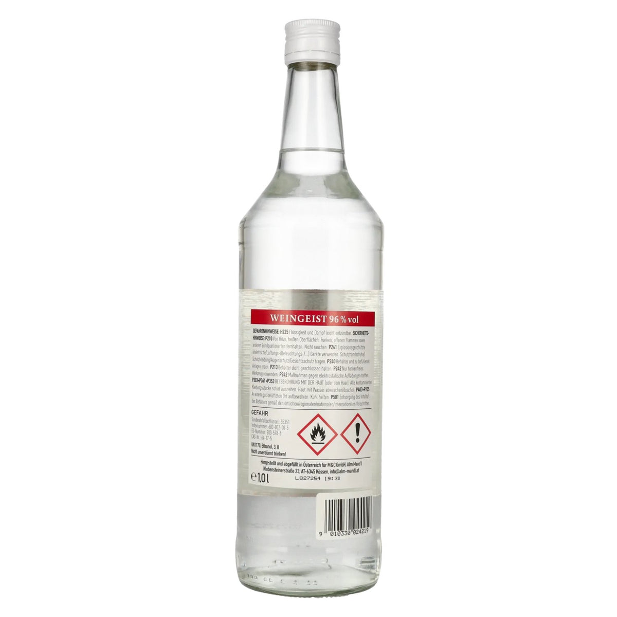 Alm Mand'l Weingeist 96% Vol. 1l