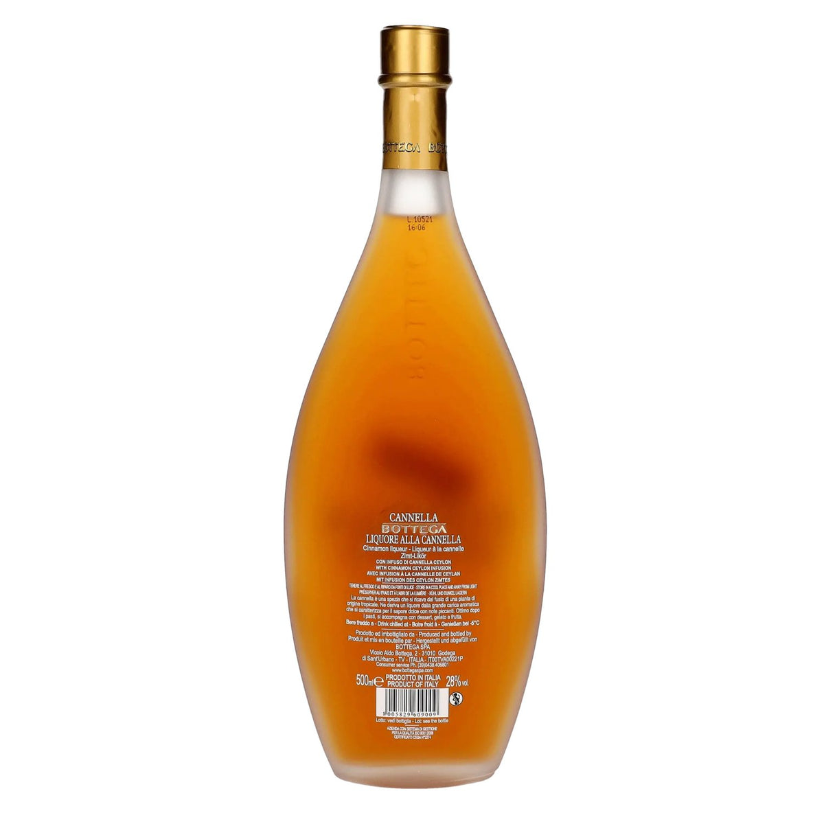 Bottega CANNELLA Ceylon Cinnamon Liqueur 28% Vol. 0,5l