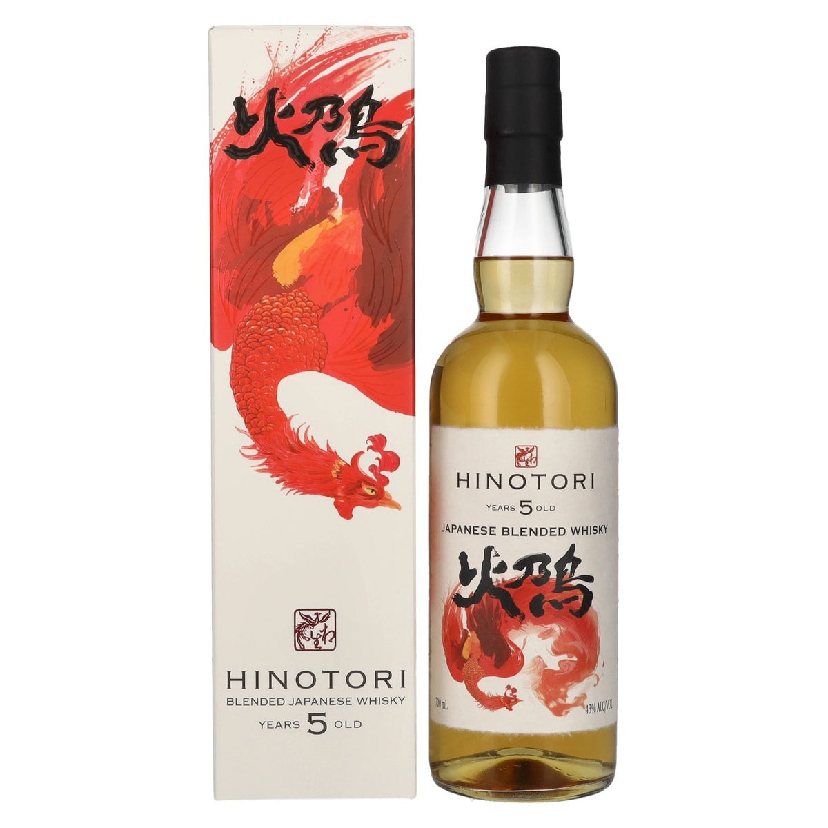 Hinotori 5 Years Old Blended Japanese Whisky 43% Vol. 0,7l in gift box