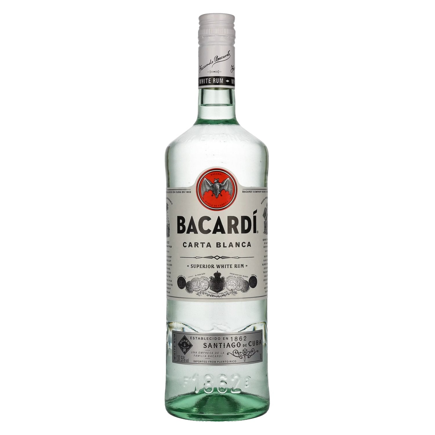 Bacardi Ron Carta Blanca Superior 37,5% vol. 1l