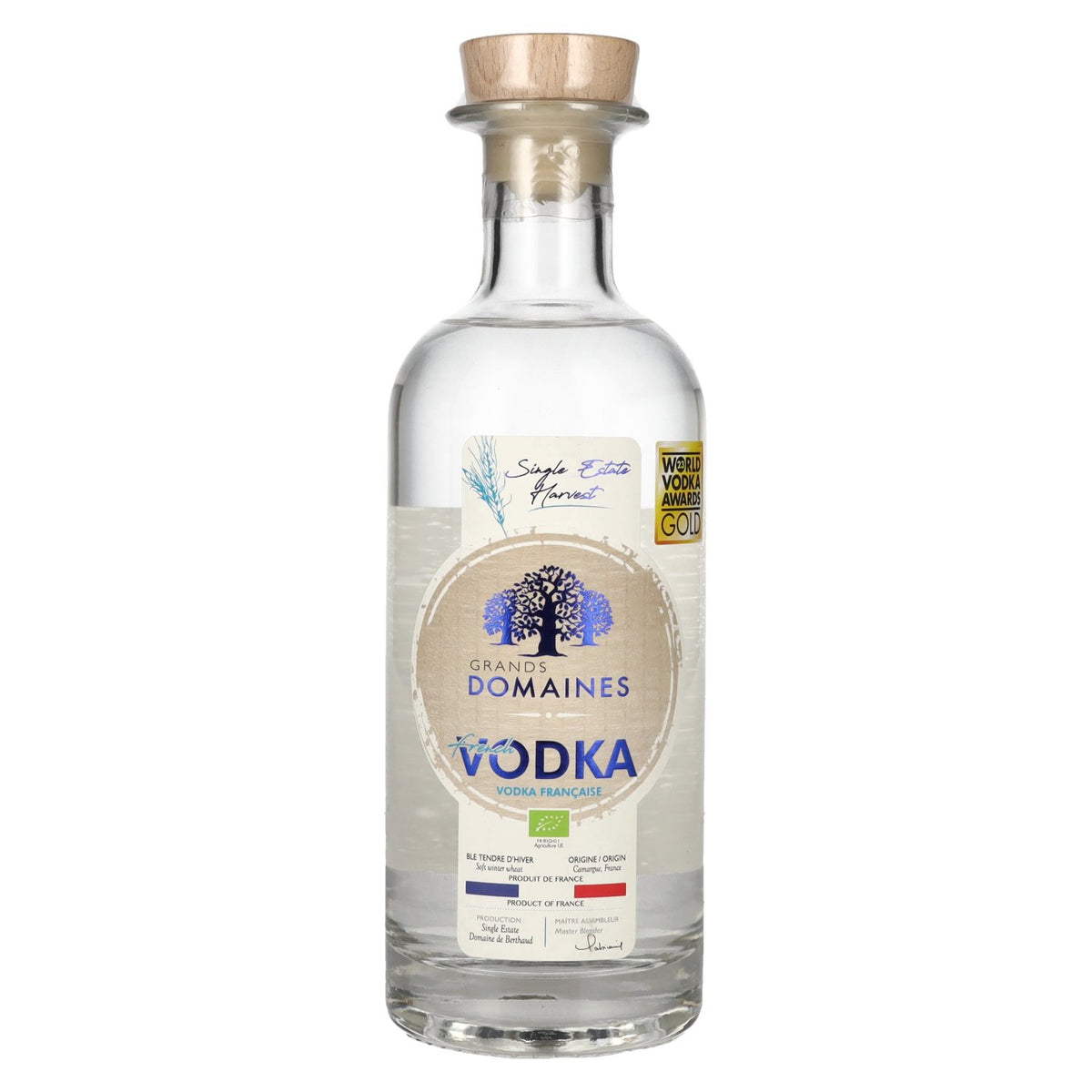 Grands Domaines Organic French Vodka 40% Vol. 0,7l