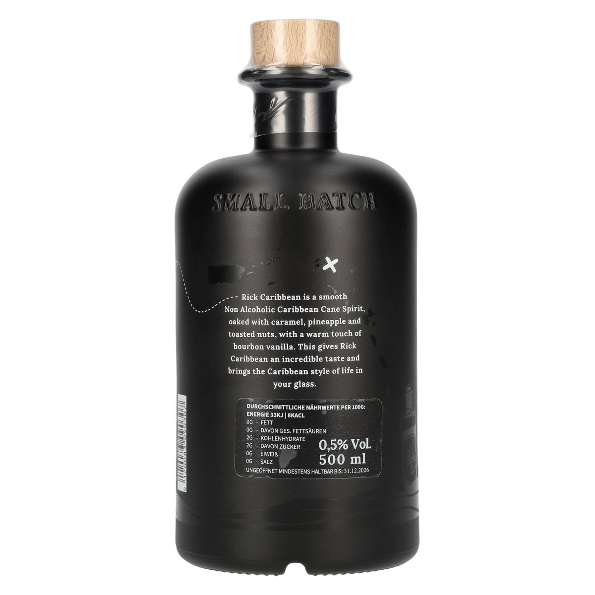 Rick Caribbean Dark Cane Spirit sans alcool 0,5 l