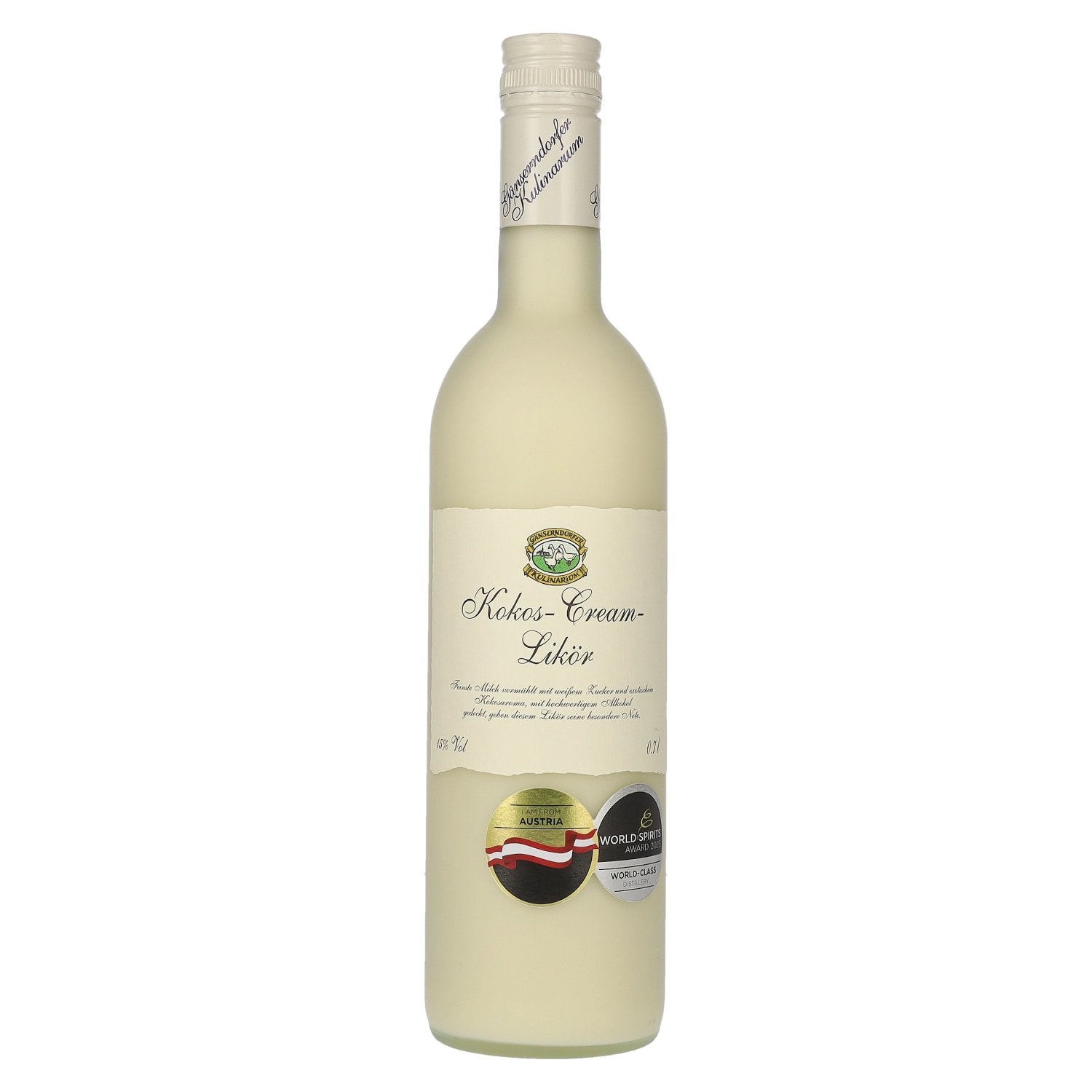Gänserndorfer Kulinarium Liqueur de crème de coco 15% vol. 0,7l