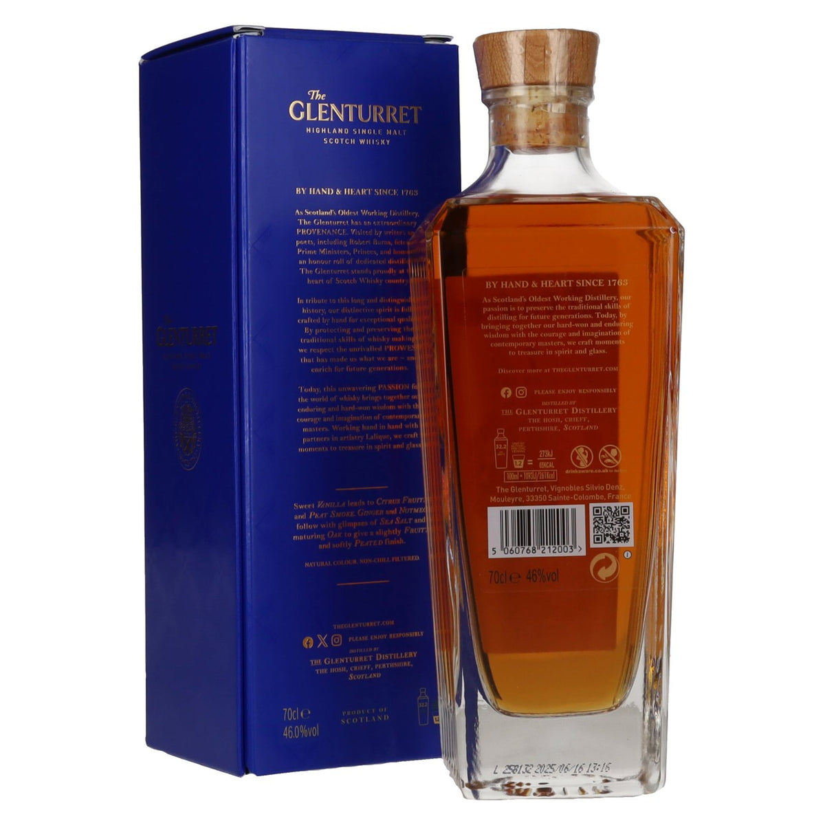 The Glenturret 7 Years Old PEAT Smoked Release 2025 46% Vol. 0,7l en boîte cadeau