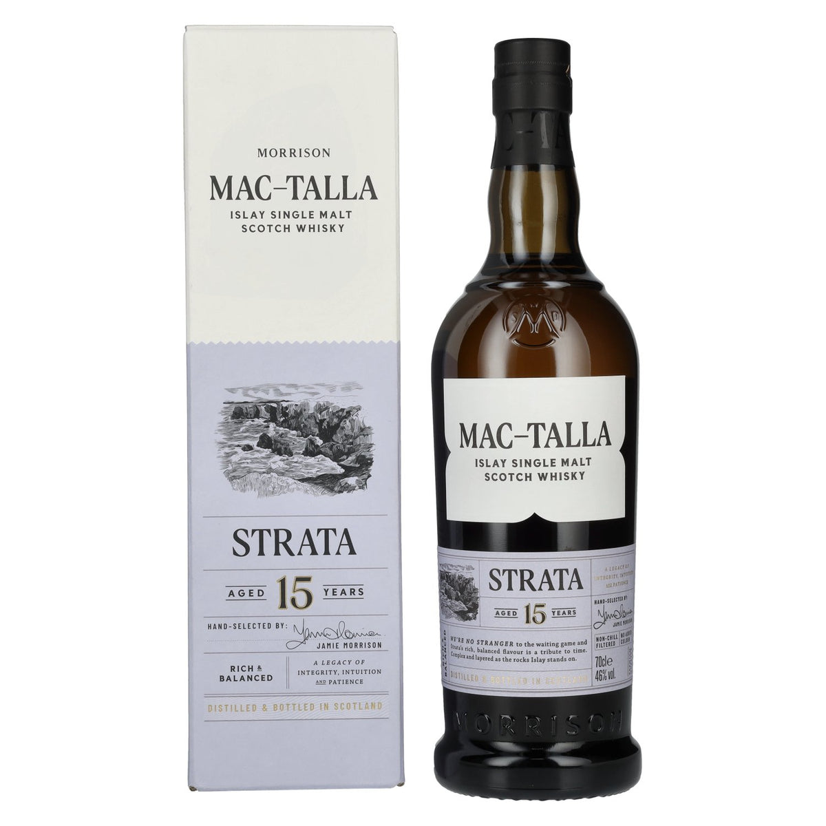 Mac-Talla Morrison 15 Years Old STRATA Islay Single Malt Whisky 46% Vol. 0,7l in gift box