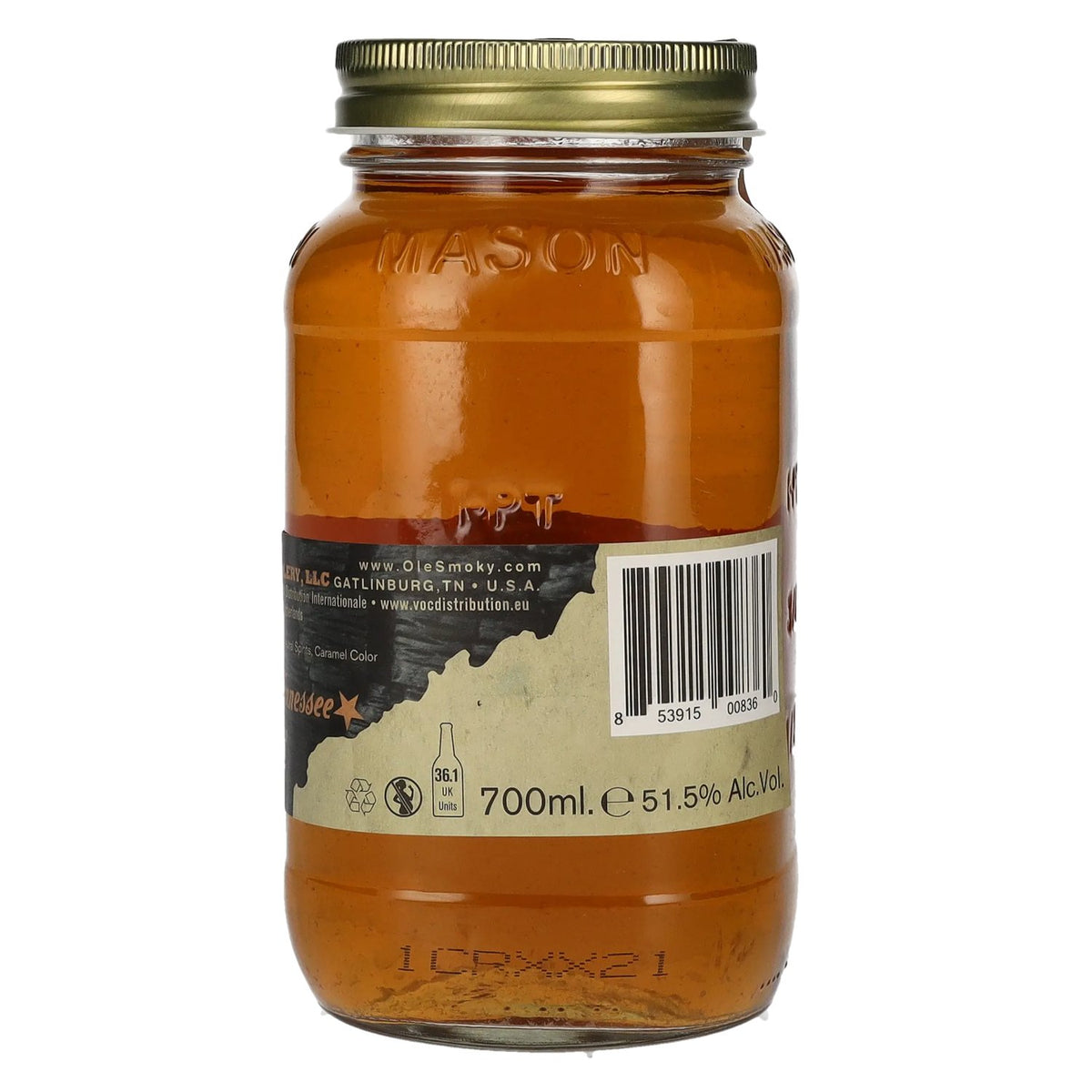 Ole Smoky Tennessee Moonshine CHARRED 51,5% Vol. 0,7l