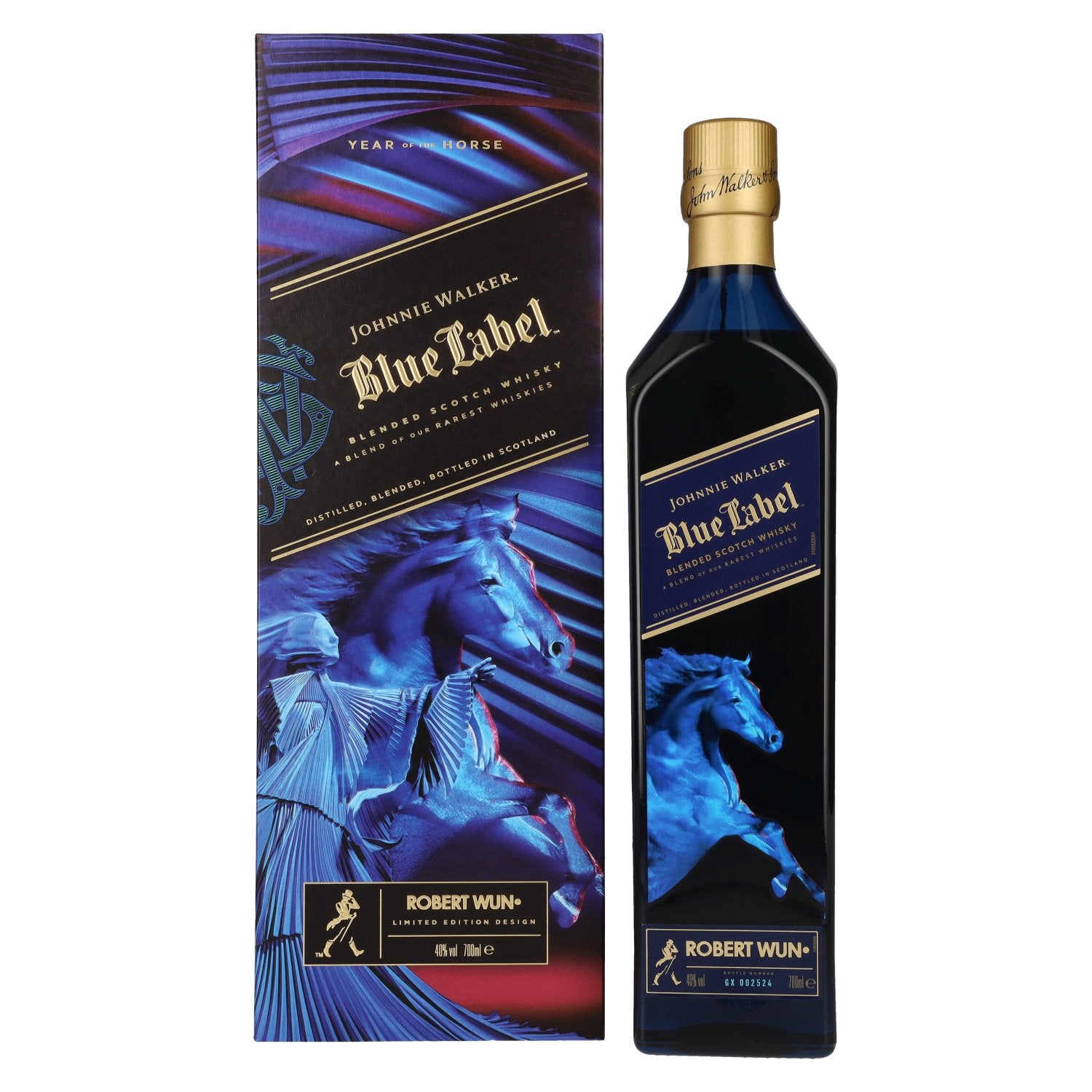 Johnnie Walker Blue Label YEAR OF THE Horse 2025 40% Vol. 0,7l in Geschenkbox